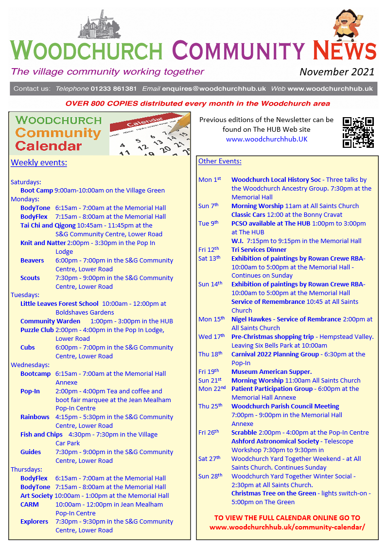 November Newsletter 2021