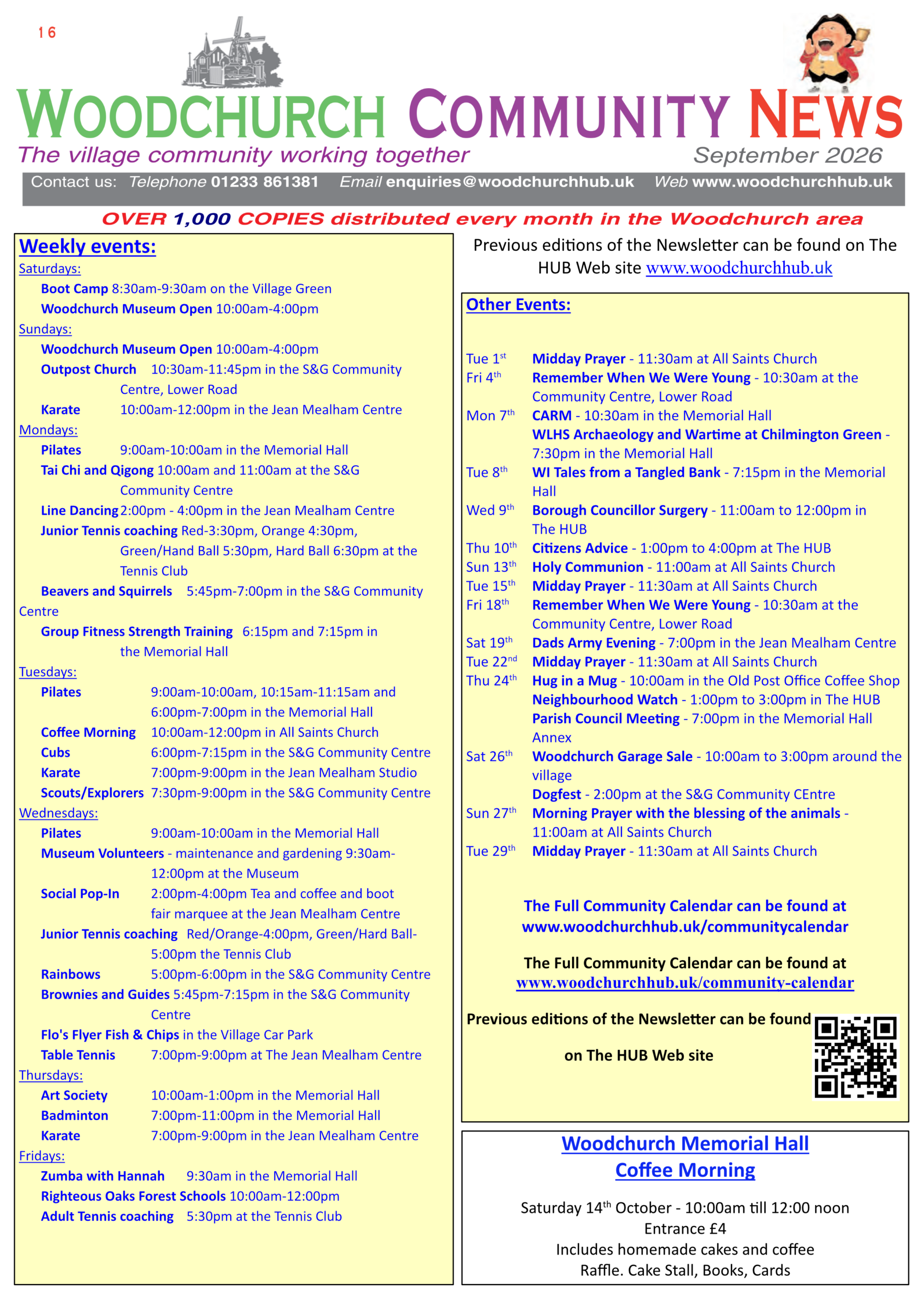 September Newsletter 2026